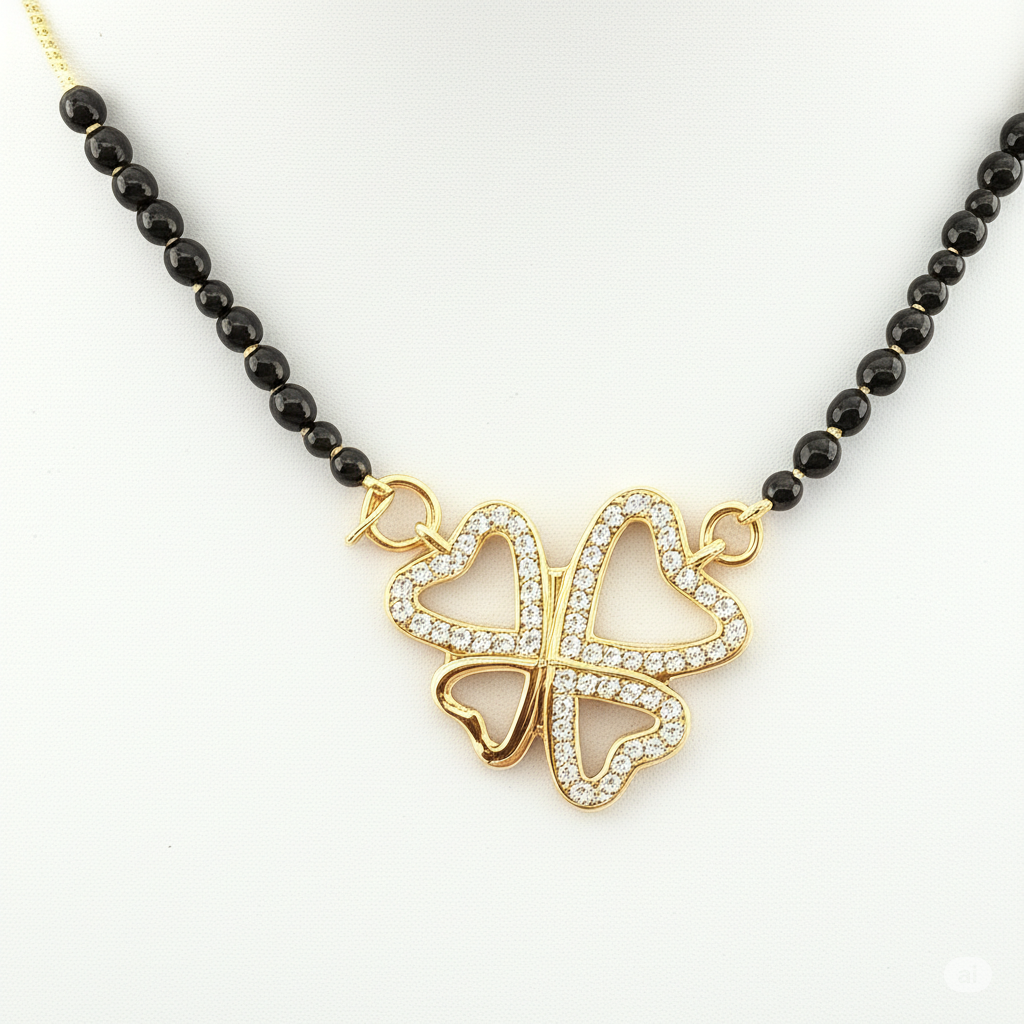 Trisha Rosegold American Diamond Mangalsutra | Mangalsutra For Women
