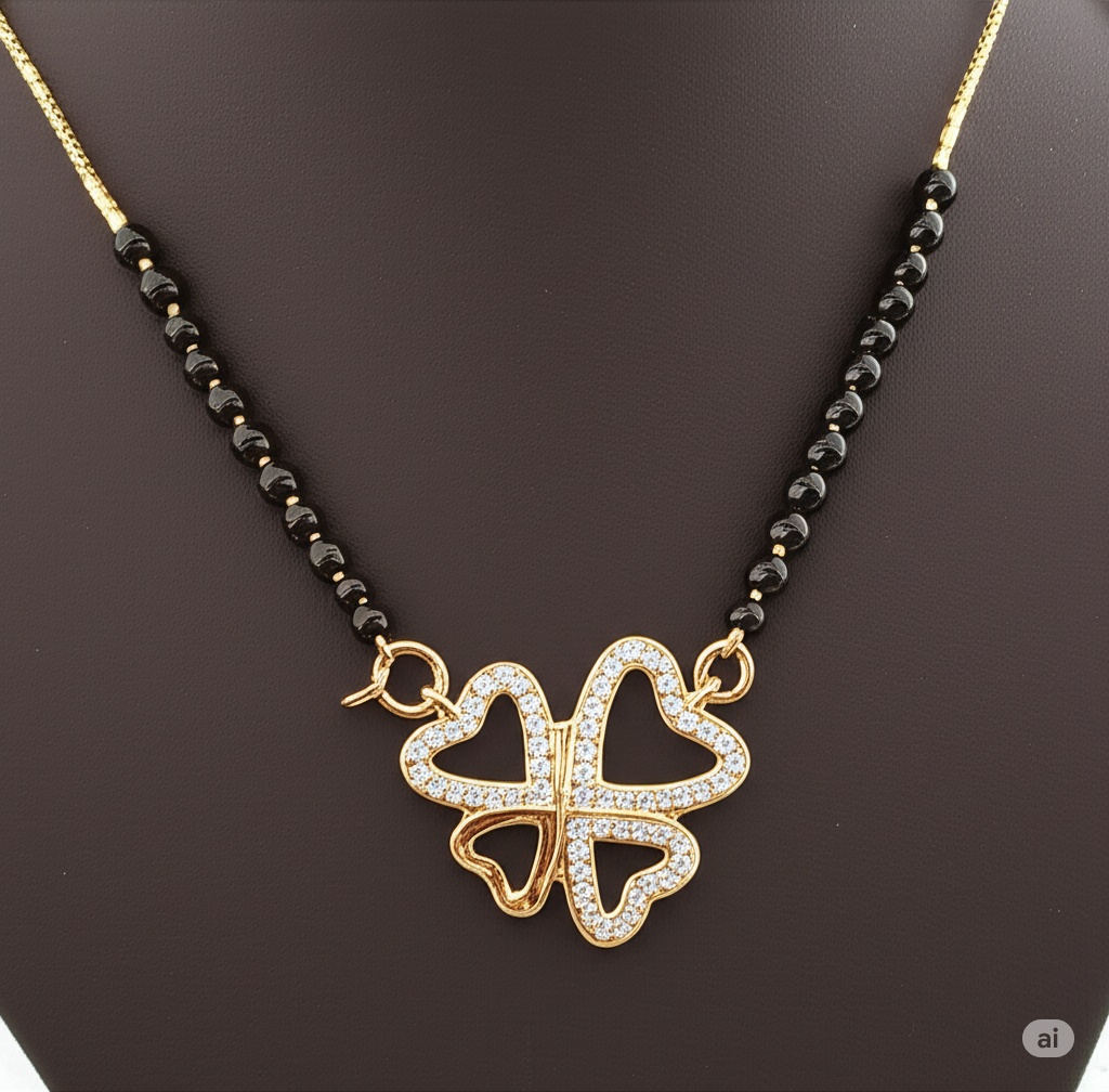 Trisha Rosegold American Diamond Mangalsutra | Mangalsutra For Women
