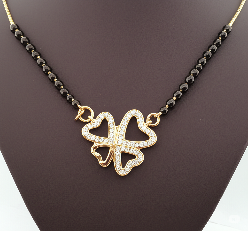 Trisha Rosegold American Diamond Mangalsutra | Mangalsutra For Women
