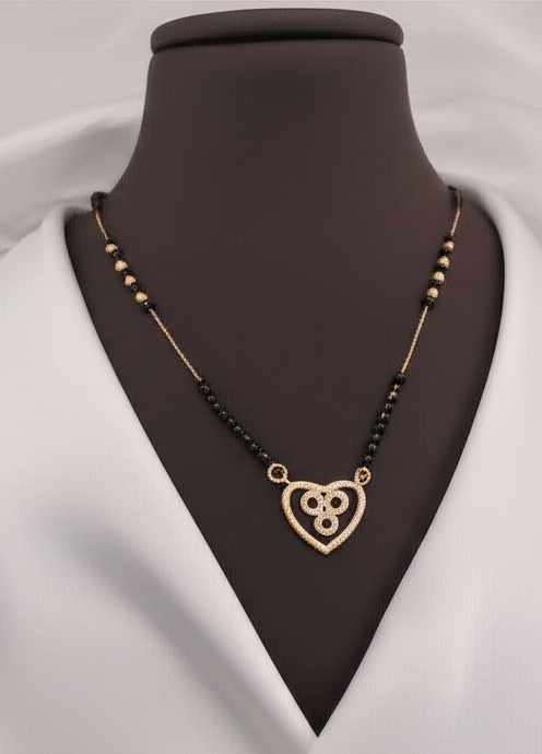 Hansika Rosegold American Diamond Mangalsutra | Mangalsutra For Women