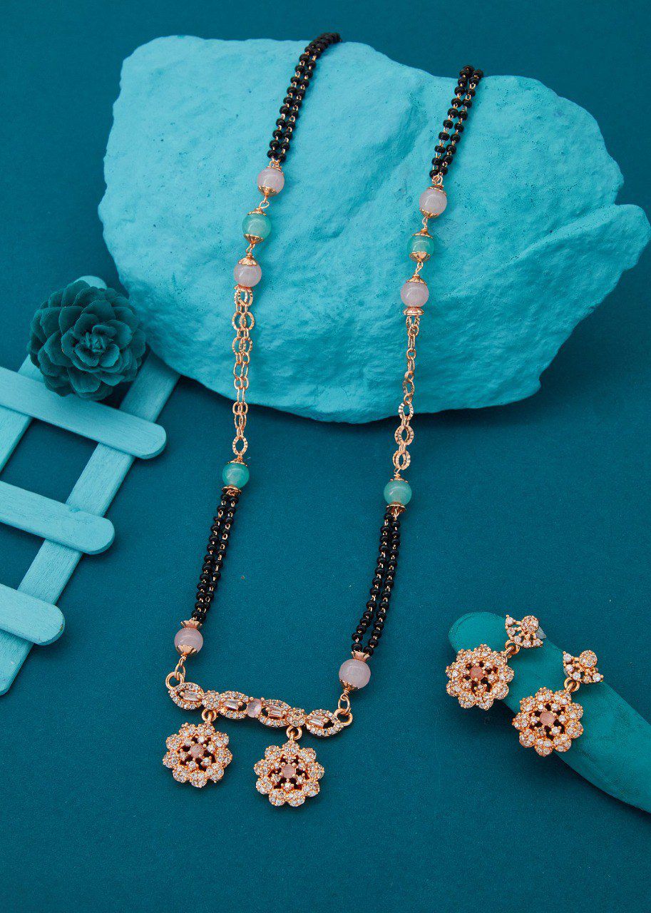 Pooja American Diamond Mangalsutra | Mangalsutra For Women