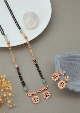 Rashmika Mandana American Diamond Mangalsutra | Mangalsutra For Women