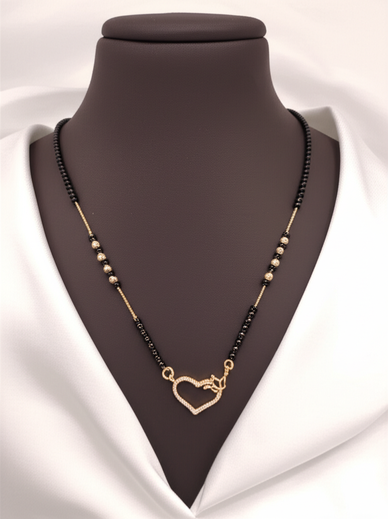 Sai Pallavi Rosegold American Diamond Mangalsutra | Mangalsutra For Women