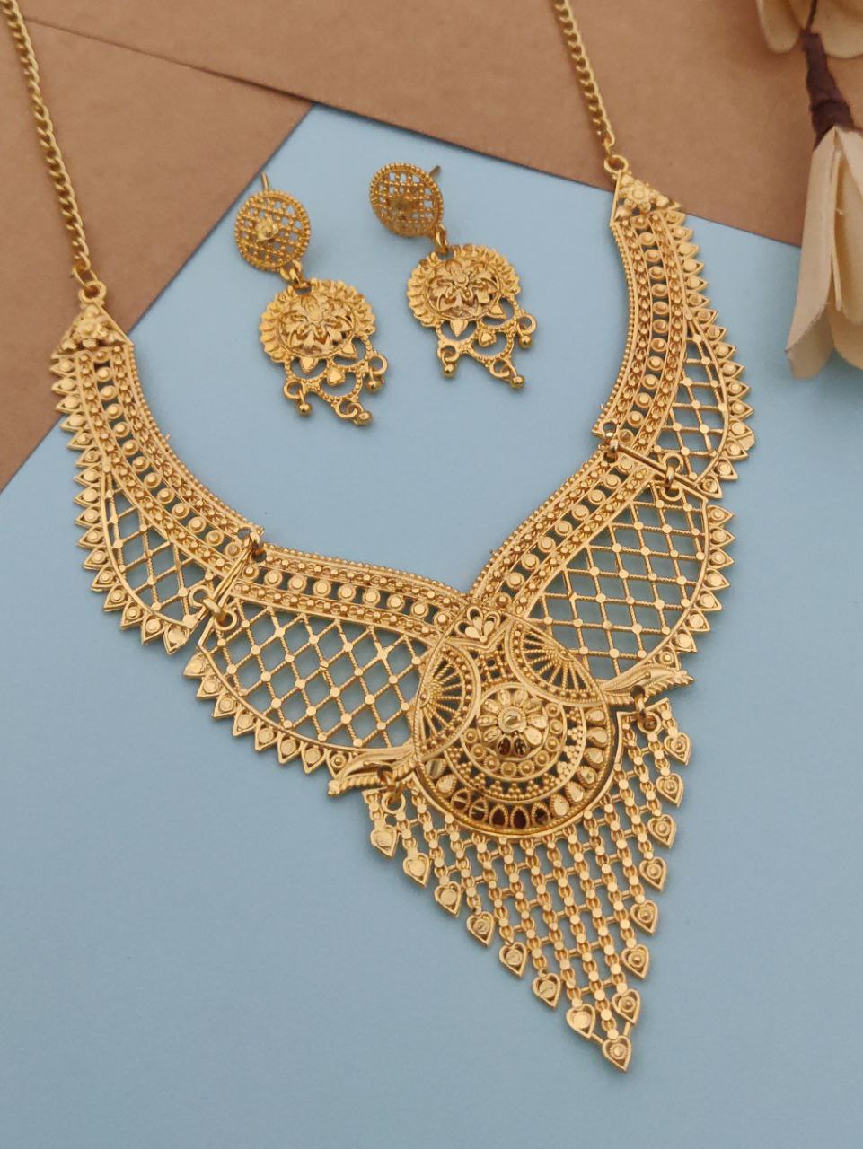 Pooja Necklace Set - Wortica
