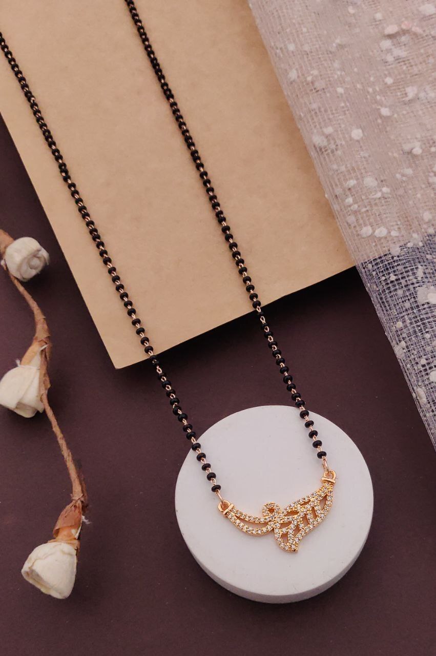 Amrita Singh Rosegold AD Mangalsutra | Mangalsutra For Women