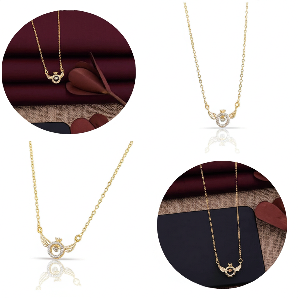 Shruti Haasan Gold Plated Pendal Chain - Wortica