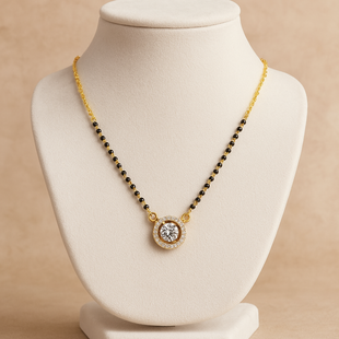 Single Diamond Mangalsutra - Wortica