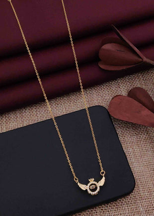 Shruti Haasan Gold Plated Pendal Chain - Wortica